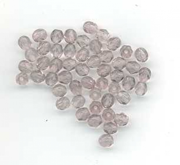 Facettenperlen firepolish, Lt. Amethyst